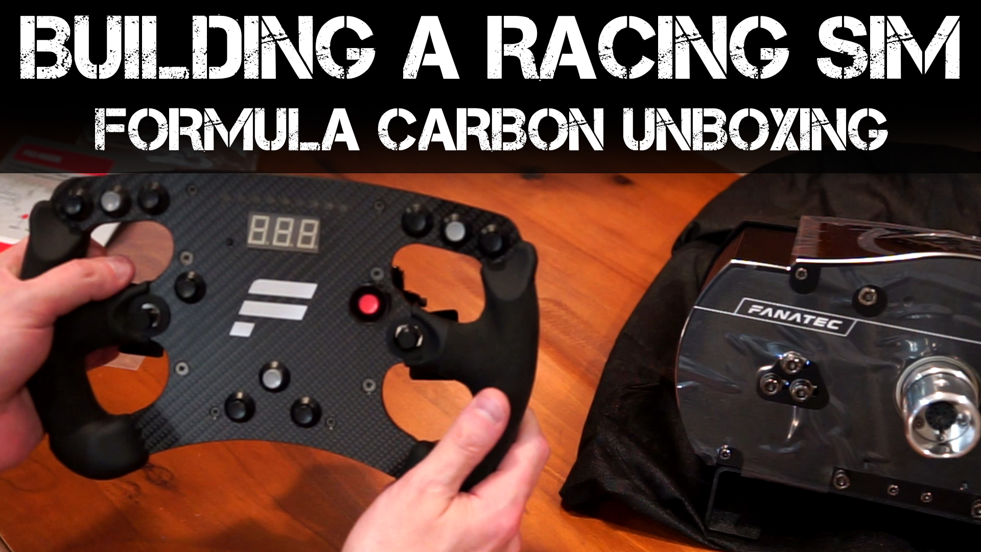 BUILDING A RACING SIM - Fanatec ClubSport Formula Carbon Racing Wheel ...