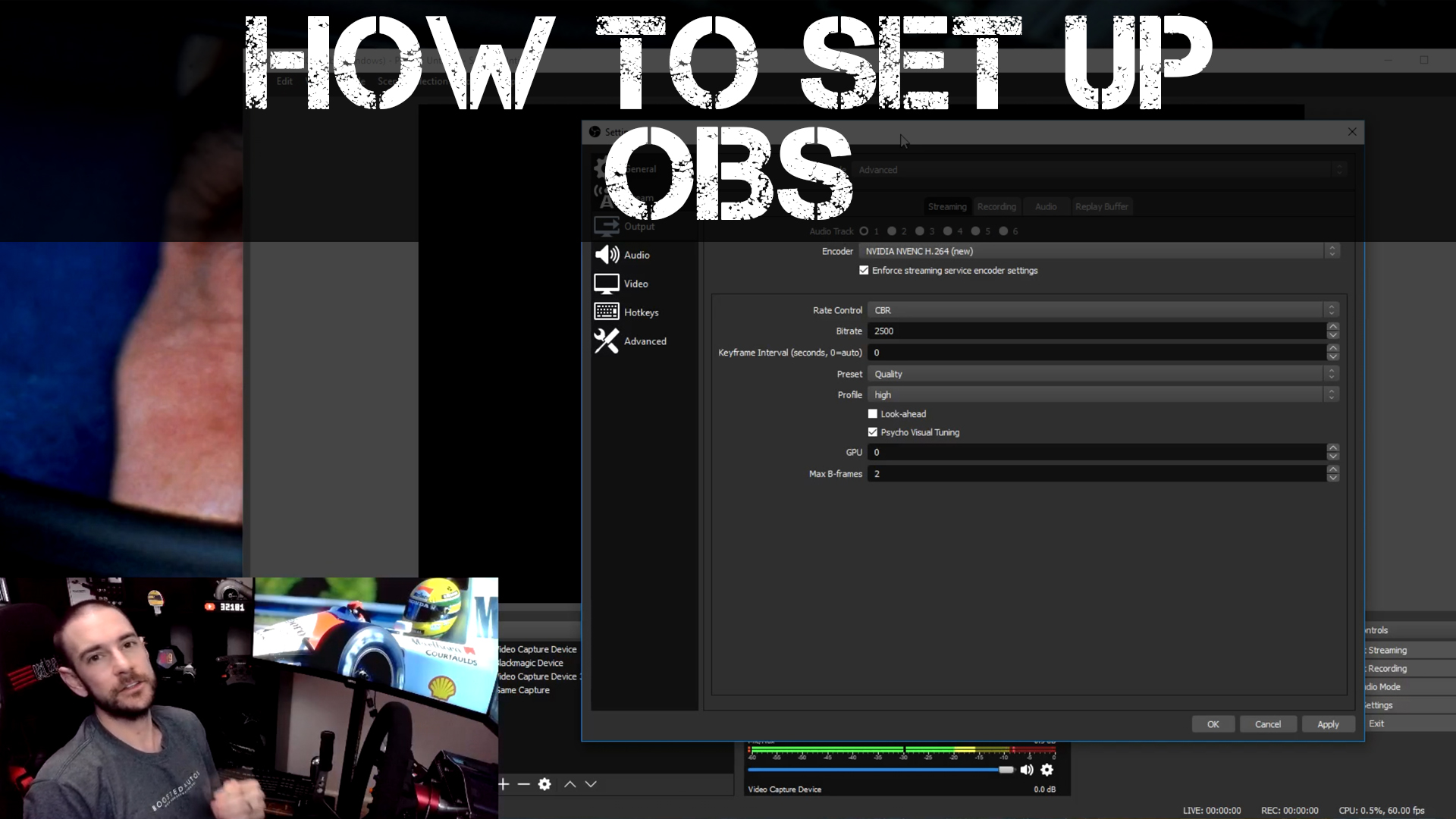 How to get the best Streaming and Recording Performance from OBS Studio and Streamlabs OBS