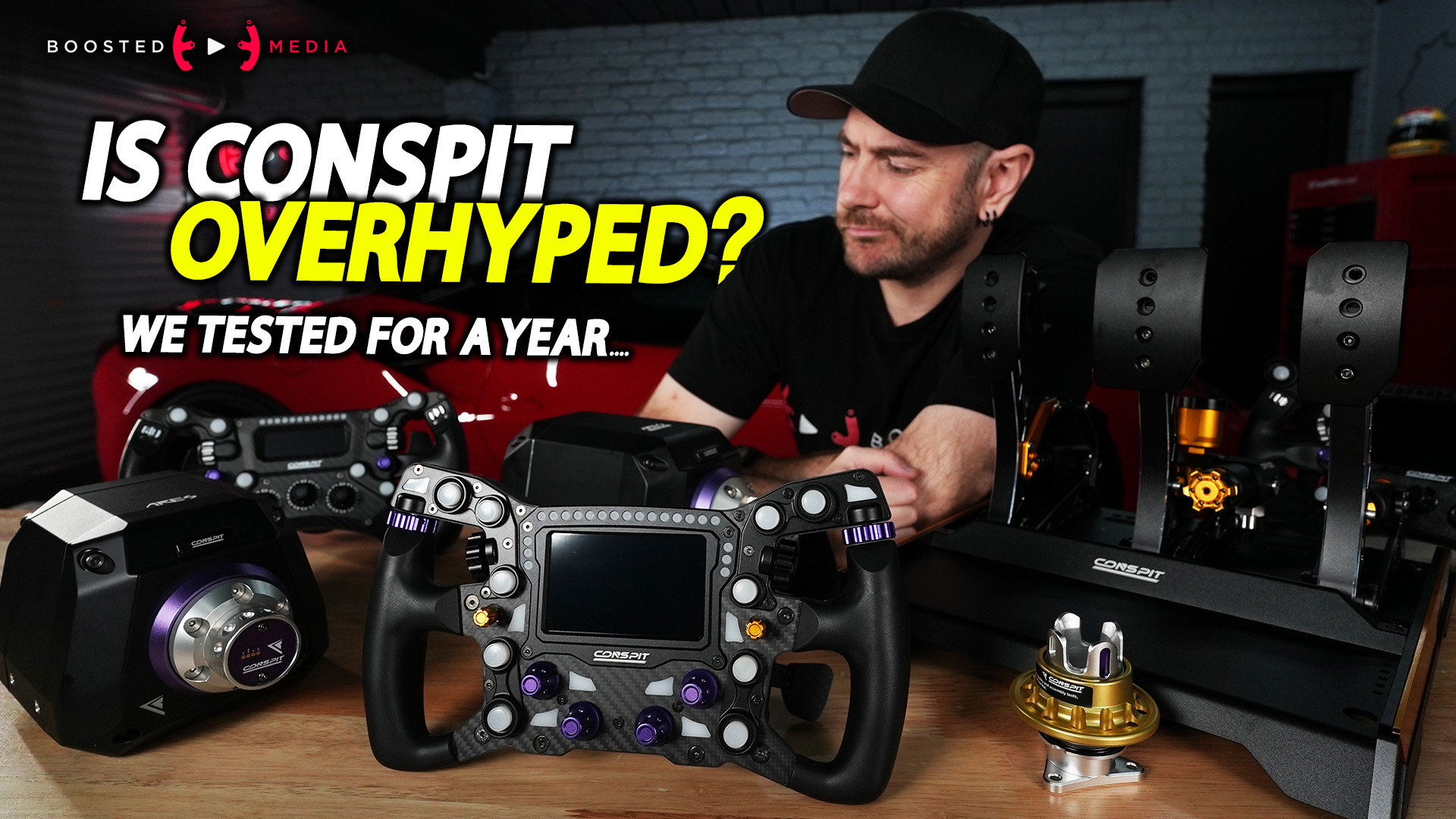 CONSPIT Sim Racing Hardware Review - Boosted Media