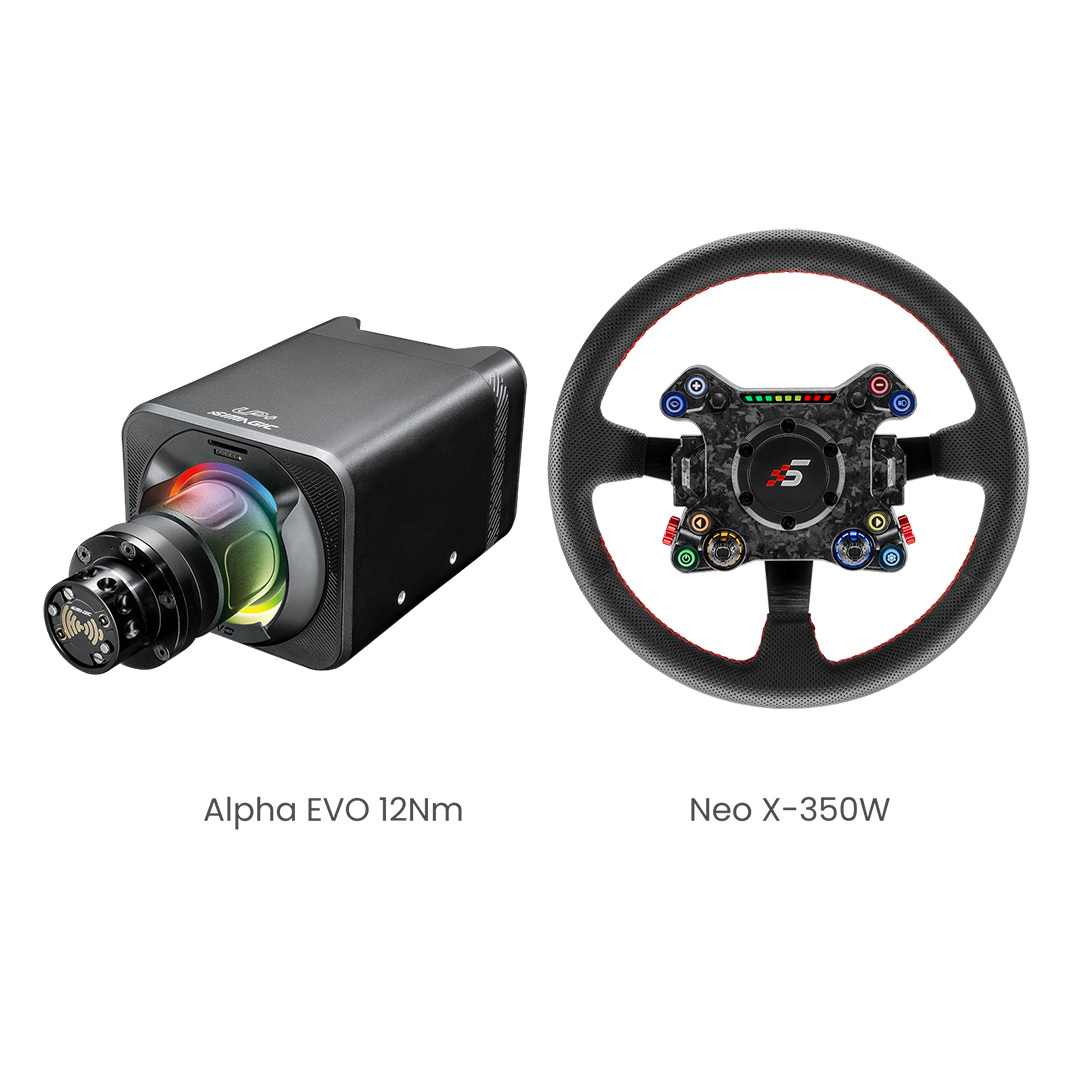 Simagic EVO 12Nm Base 2-Piece Bundle Alpha EVO (12Nm)+Neo X-350W