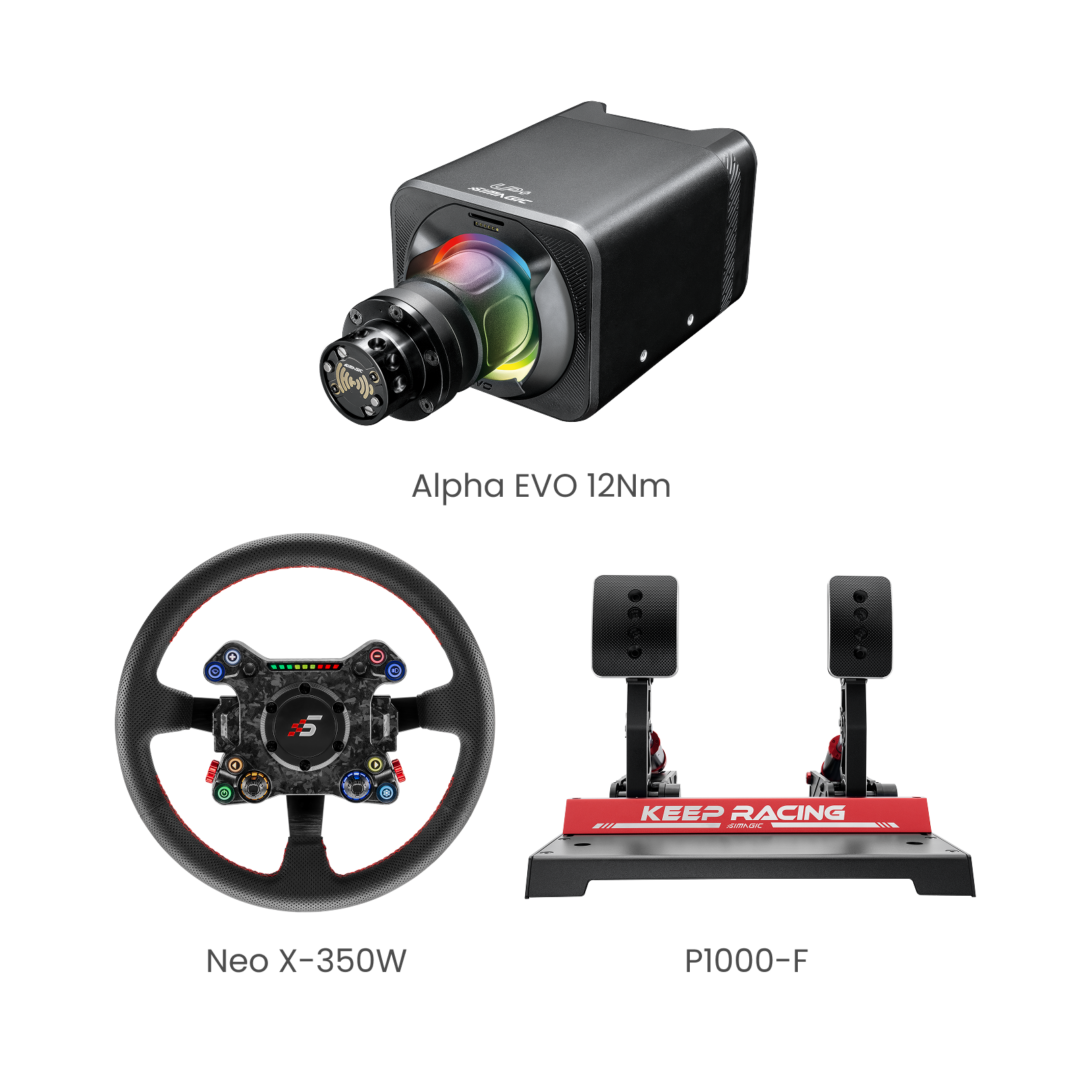 Simagic EVO 12Nm Base 3-Piece Bundle